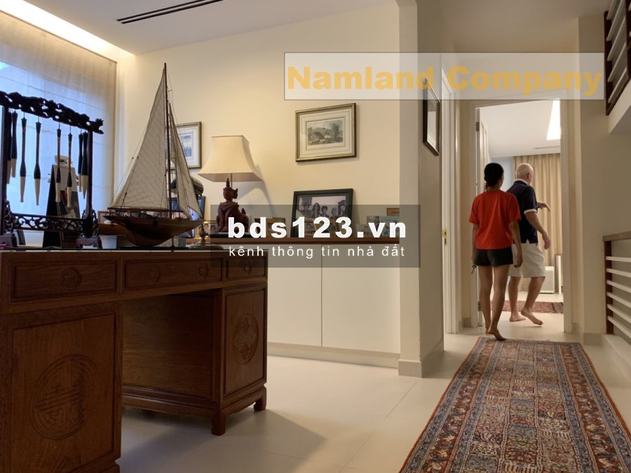 Villa HOT hồ bơi sân vườn cho thuê 515m2 5PN Trần Não - Bình An