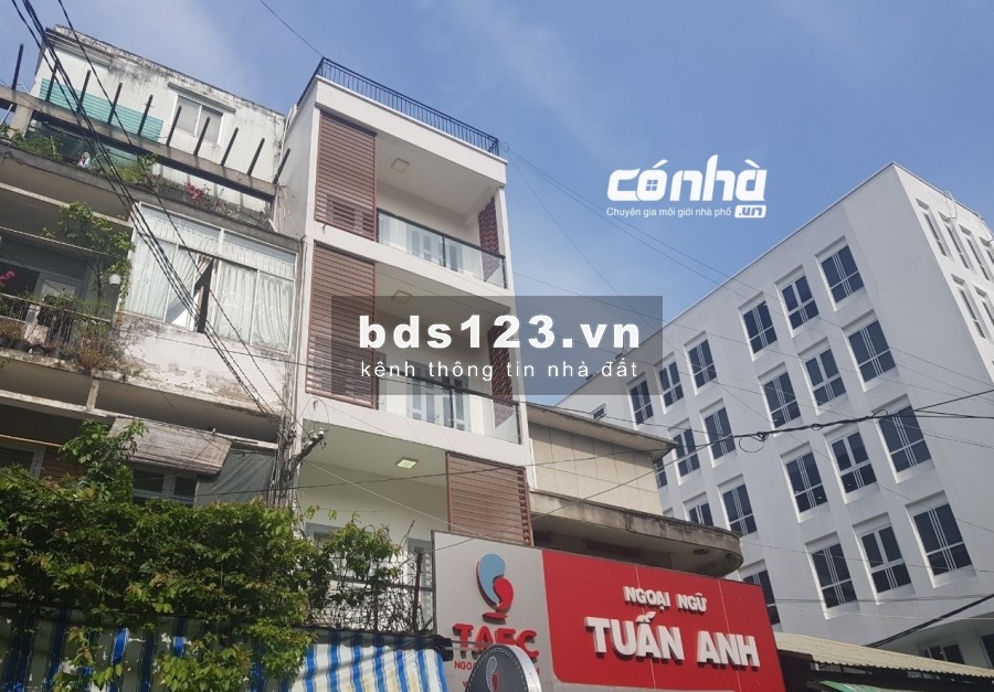 Cho thuê nhà nguyên căn Hai Bà Trưng, phường 8, Quận 3. DT: 5x20m, 4 lầu _ có nhà