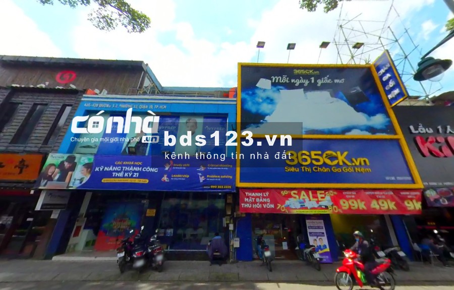 Nhà thuê mặt tiền đường 3 tháng 2, Q.10. DT 8x18m, 3.5 lầu tiện kinh doanh nhà hàng, coffee, showroom _ có nhà