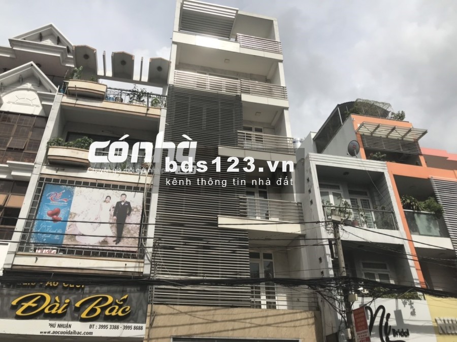 CÓ NHÀ mt Hồ Văn Huê, Phường 9, Phú Nhuận. DT 6x15m, 5 lầu, thang máy
