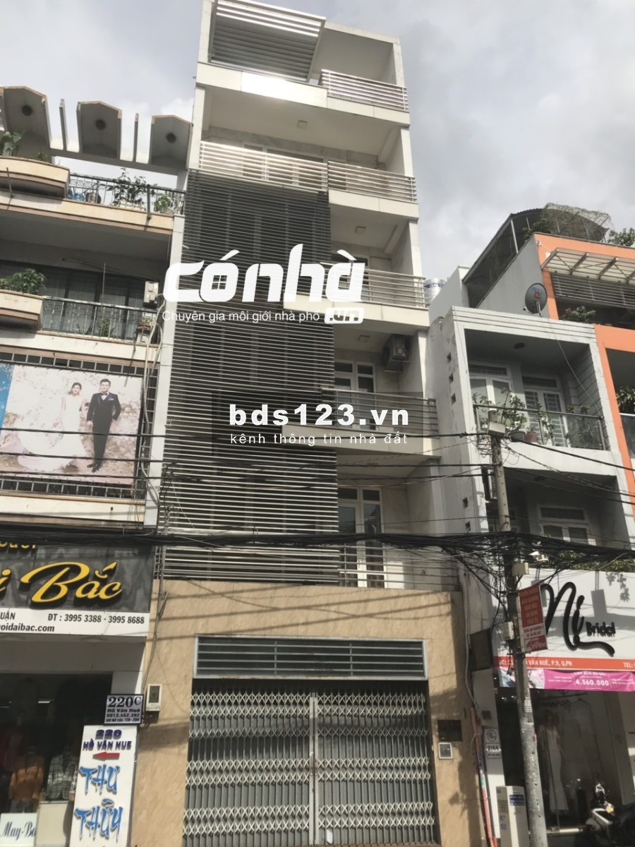 CÓ NHÀ mt Hồ Văn Huê, Phường 9, Phú Nhuận. DT 6x15m, 5 lầu, thang máy