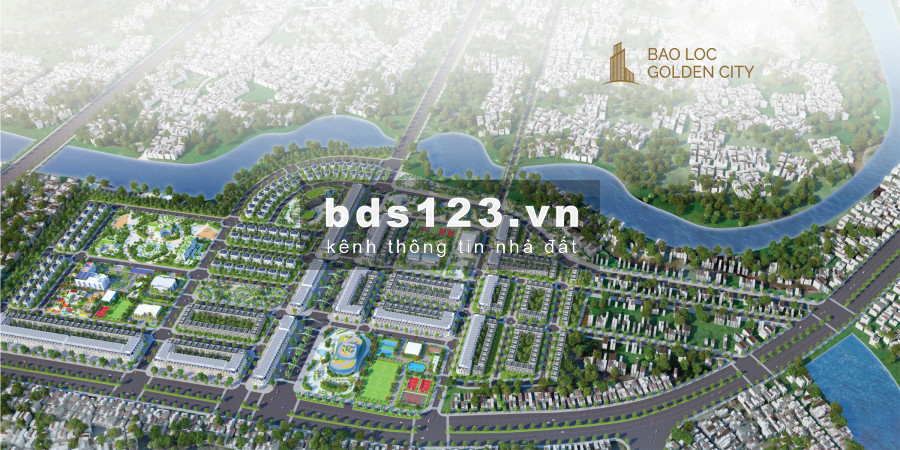 Mở bán duy nhất 20 lô Shophouse mặt tiền Nguyễn Thái Bình dự án Bảo Lộc Golden City giá 10.9tr/m2