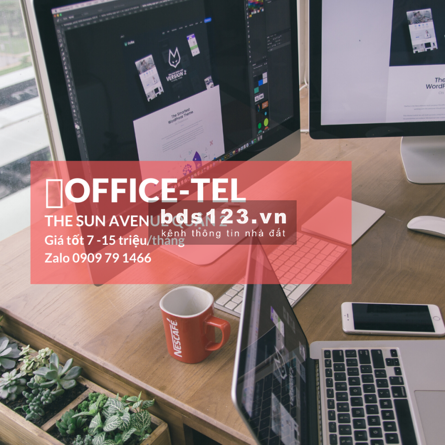 Officetel Quận 2 - Cho thuê VP chuyên nghiệp, mới đẹp, nội thất cao cấp, 7-15tr/tháng.