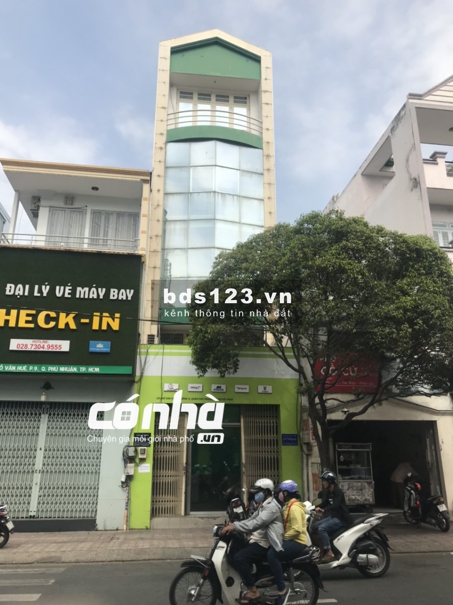 Nhà mặt tiền đường Hồ Văn Huê, Phú Nhuận. DT 6x15m, trệt lửng 3 lầu _ CÓ NHÀ