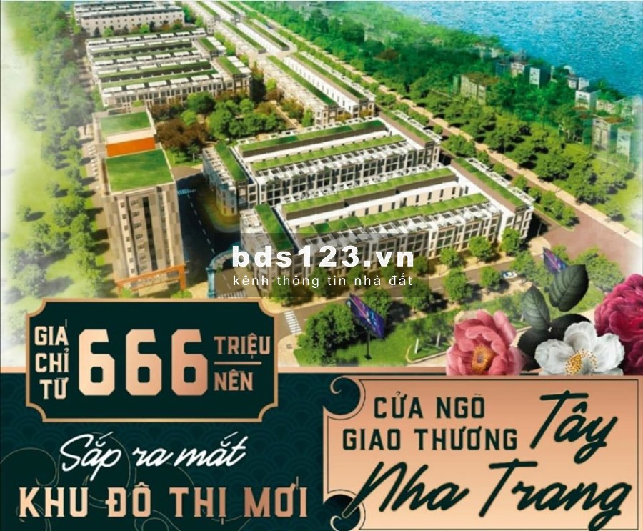 Cực SHOCK! Chỉ với 666tr có ngay Đất nền đô thị phía Tây Nha Trang