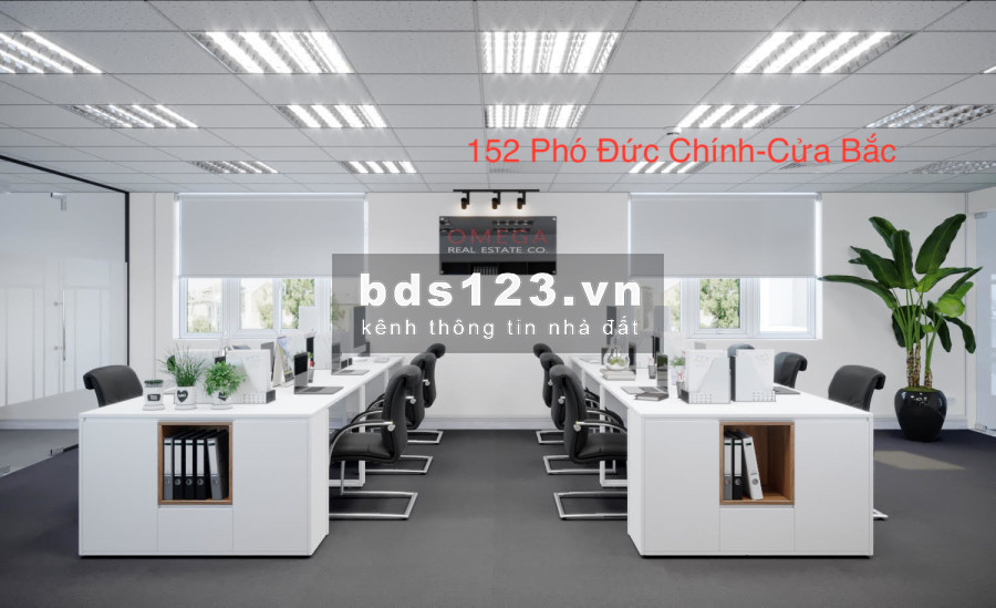 Cho thuê văn phòng TN 12 tầng, 152 Phó Đức Chính - Cửa Bắc, DT 250m2 giá 50tr/tháng bao phí dịch vụ