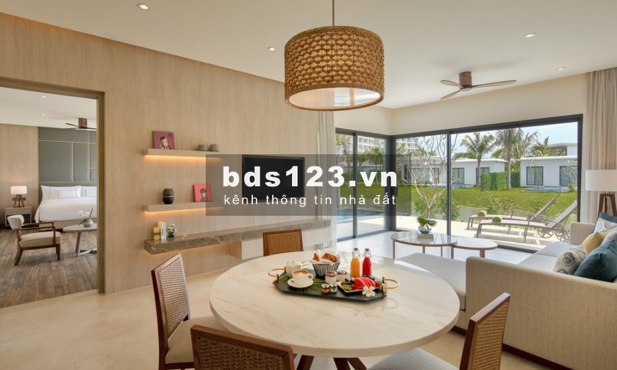 Do ảnh hưởng của dịch, cần bán gấp căn Aqua villa 2PN của Resort Melia Hồ Tràm (Melia Hamptons)