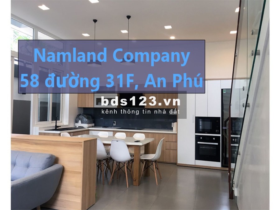Villa phố cho thuê 8x20 4PN đường Quốc Hương, Thảo Điền