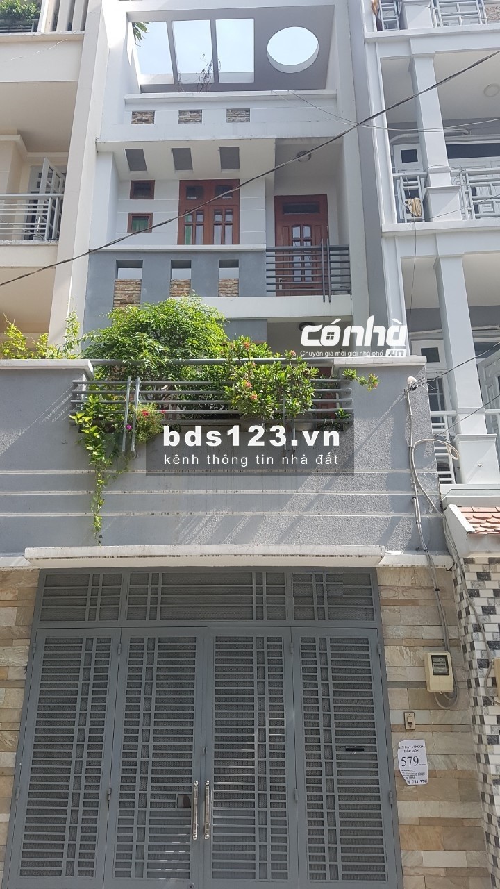 Cho thuê nhà khu cư xá Bắc Hải, quận 10. DT 4x26m, CÓ NHÀ