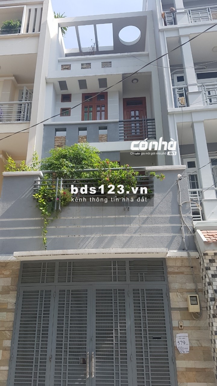 Cho thuê nhà khu cư xá Bắc Hải, quận 10. DT 4x26m, CÓ NHÀ