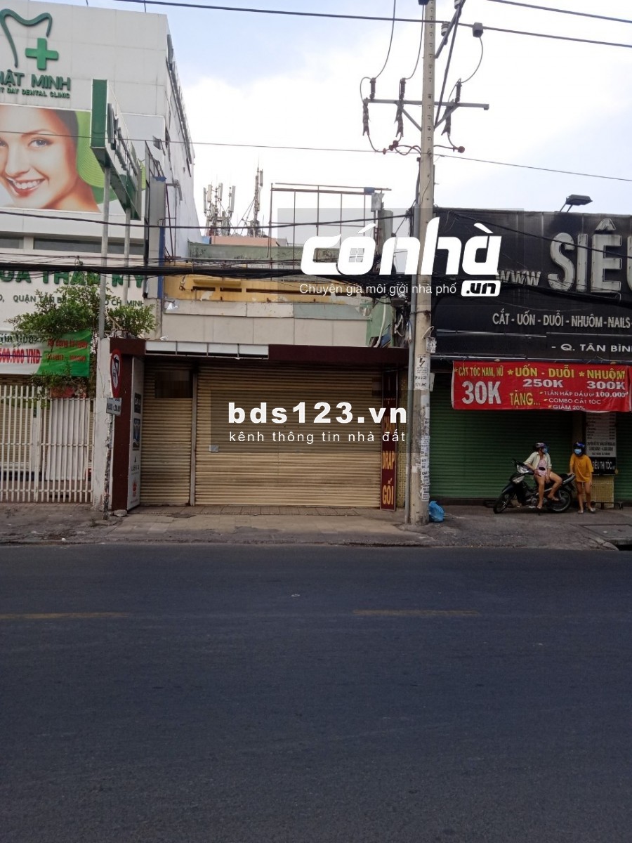 Cho thuê nhà mặt tiền đường Âu Cơ, phường 10, Tân Bình. DT 7x25m _ CÓ NHÀ