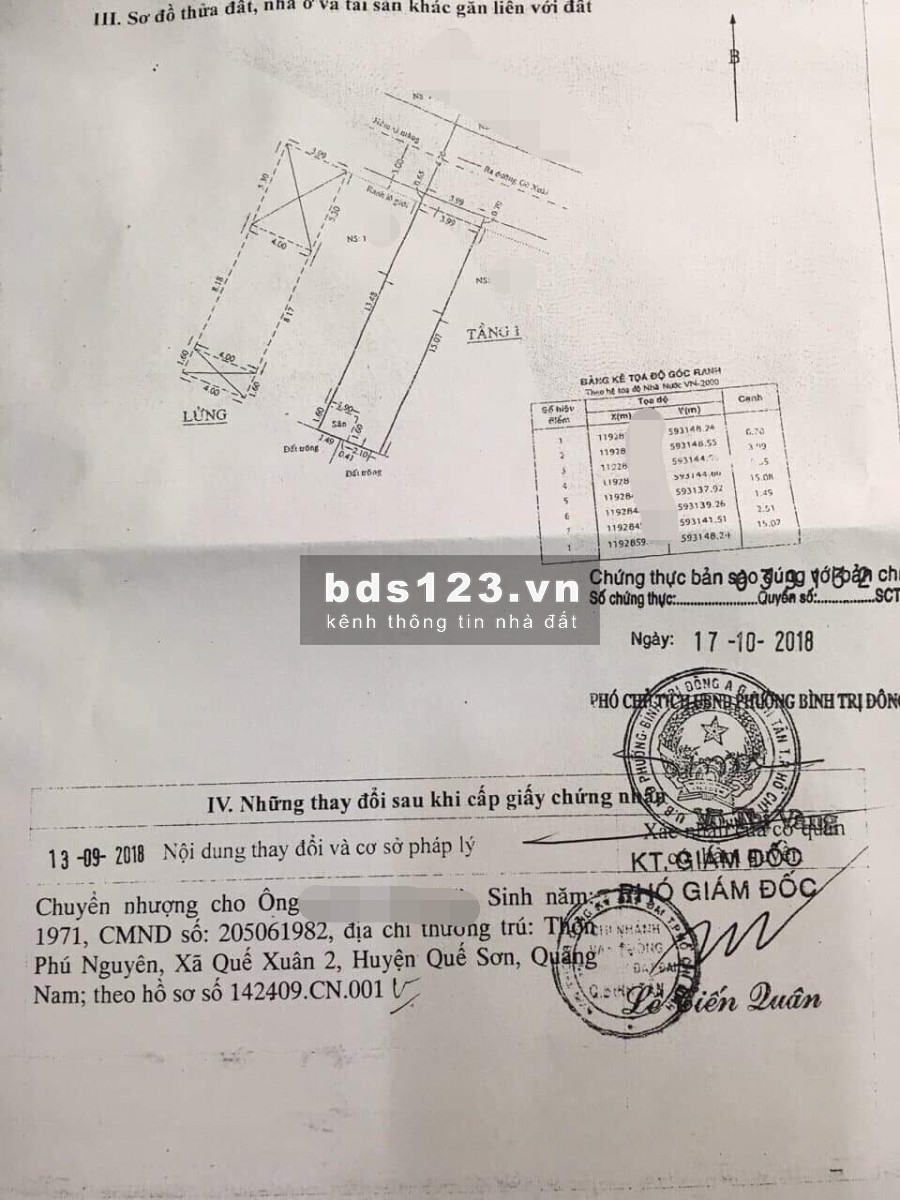 Bán gấp nhà cấp 4, đường Gò Xoài, DT: 4x16m, hẻm 6m thông