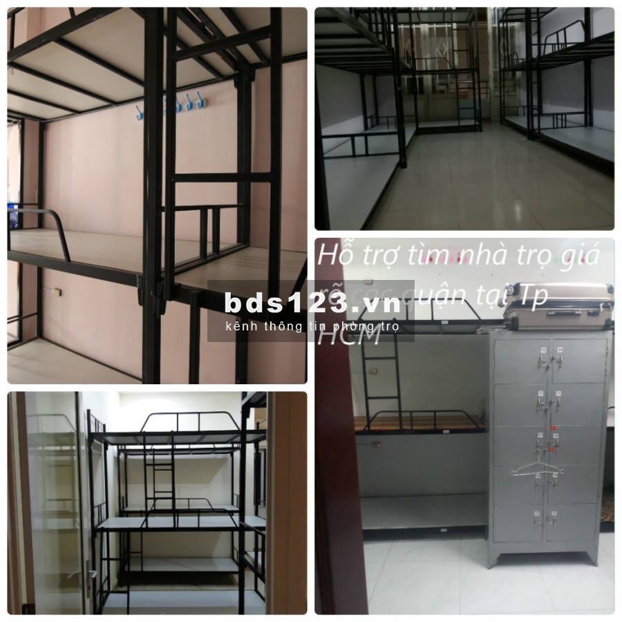 KTX máy lạnh quận 5 nội thất cơ bản, tiện nghi sạch sẽ giá rẽ