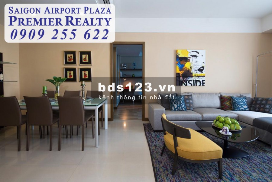 Sở Hữu Ngay căn hộ chung cư 2pn - 95m2, View Sân Vườn tại Sài Gòn Airport Plaza. Lh Hotline Pkd 0909 255 622