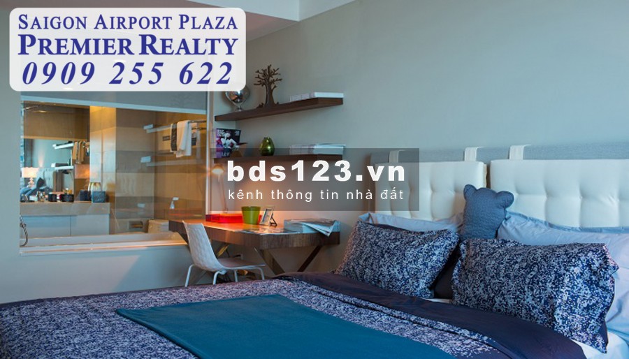 Sở Hữu Ngay căn hộ chung cư 2pn - 95m2, View Sân Vườn tại Sài Gòn Airport Plaza. Lh Hotline Pkd 0909 255 622