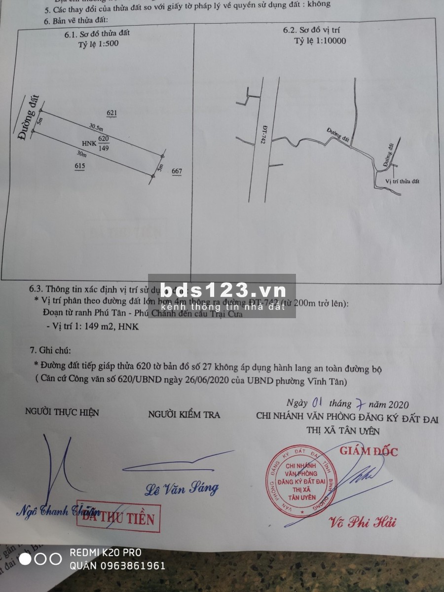 Bán nhà 150m2 giá 980 triệu rẻ nhất phường Vĩnh Tân gần KCN Vsip2,SHR