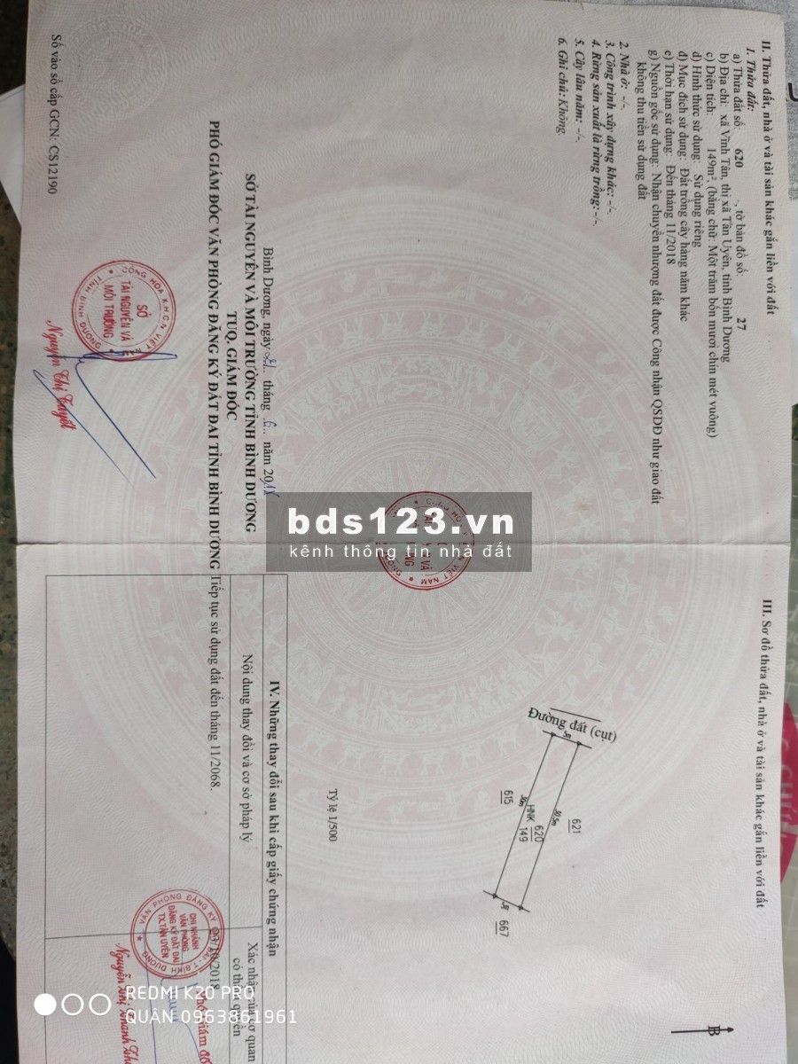 Bán nhà 150m2 giá 980 triệu rẻ nhất phường Vĩnh Tân gần KCN Vsip2,SHR