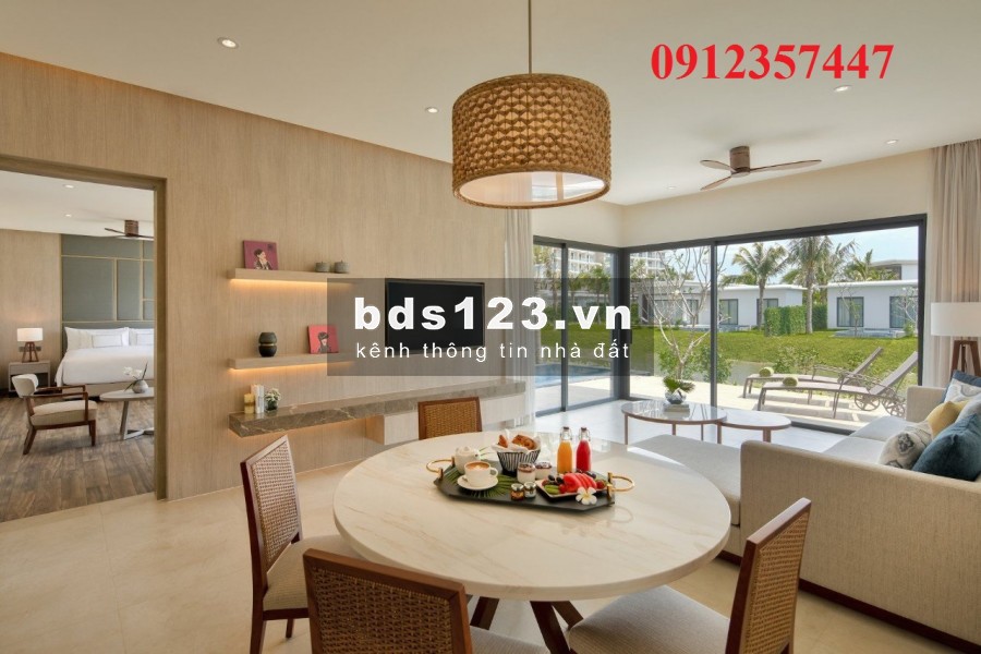 Bán gấp villa 2pn giá 12.5 tỷ tại Melia Hồ Tràm . Lh 0912357447