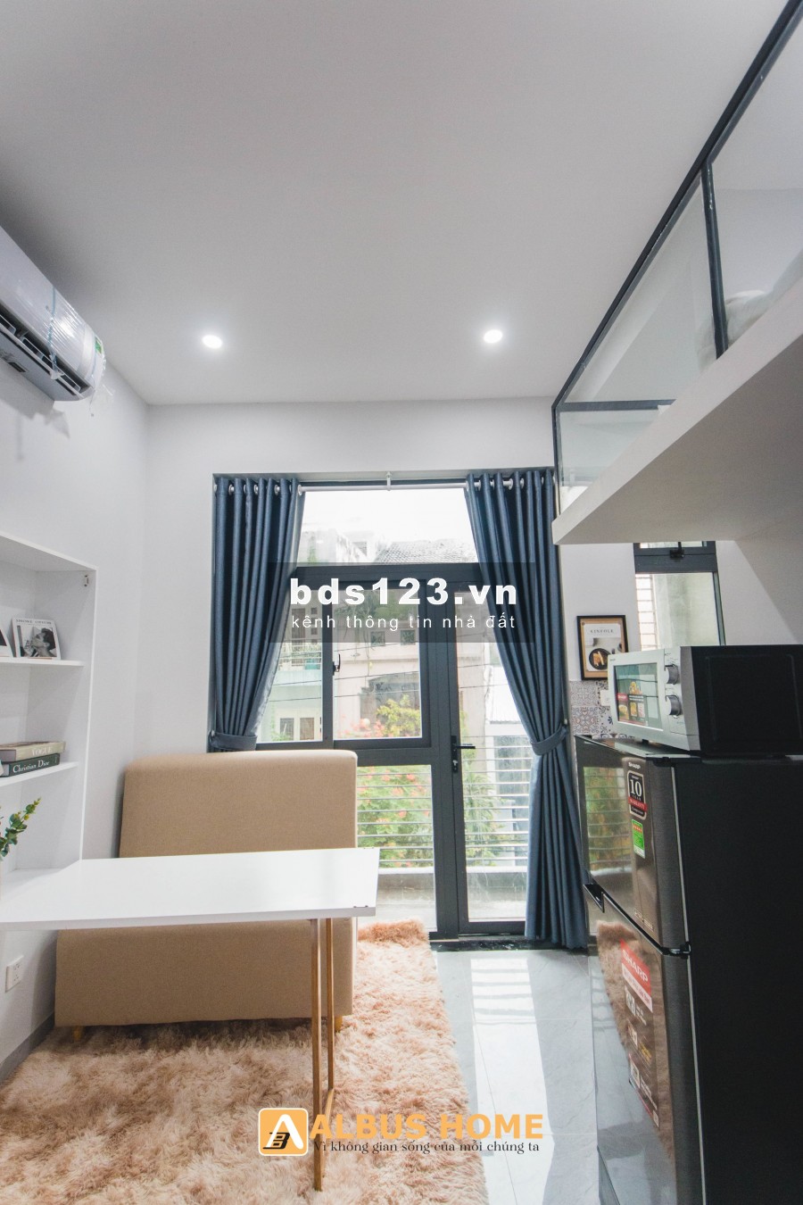 CHDV full nội thất, mới xây, ban công, ngay nga tư 7 hiền.TB