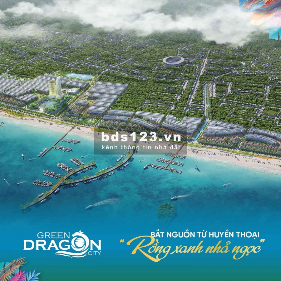 Chi tiết: Green Dragon City Bán 2 lô mặt Đông Nam, đường lớn, 2 mặt giáp công viên giá thấp nhất thị trường