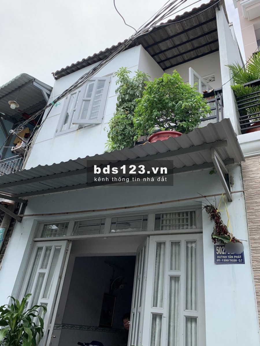 Nhà Hẻm Xe Hơi 1 Lầu, 502 Huỳnh Tấn Phát, p.Bình Thuận, Quận 7