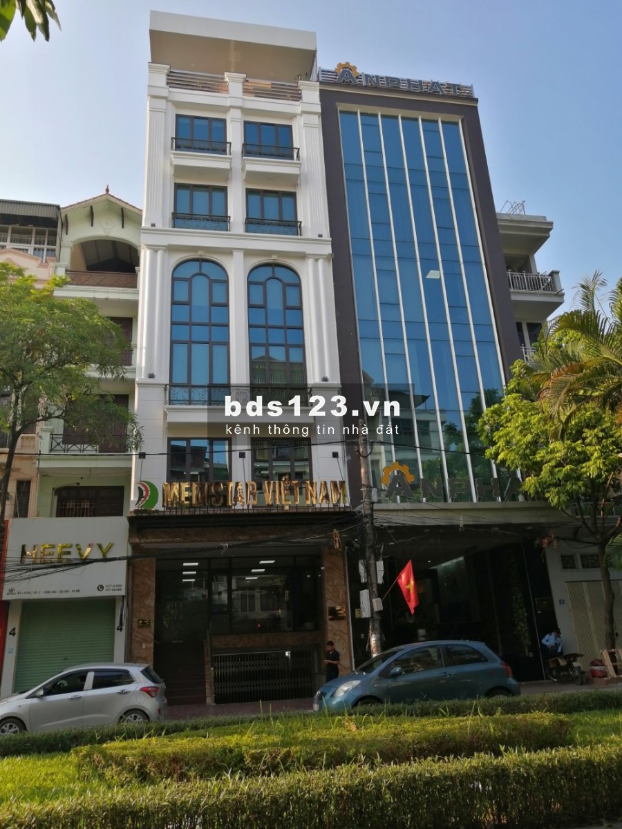 Bán toà nhà VP Dt 118M2, 9 tầng mặt phố Đặng Thuỳ Trâm. Giá: 44tỷ