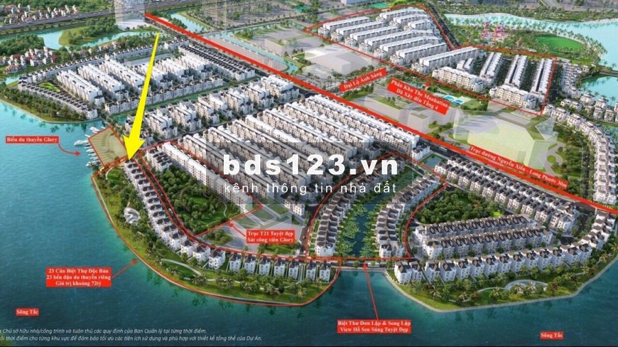 ĐẤU GIÁ BIỆT THỰ ĐỘC BẢN SỞ HỮU BẾN DU THUYỀN ĐÍCH DANH - 367m2, Giá 78 tỷ - Limited Edison - Vinhomes Grand Park