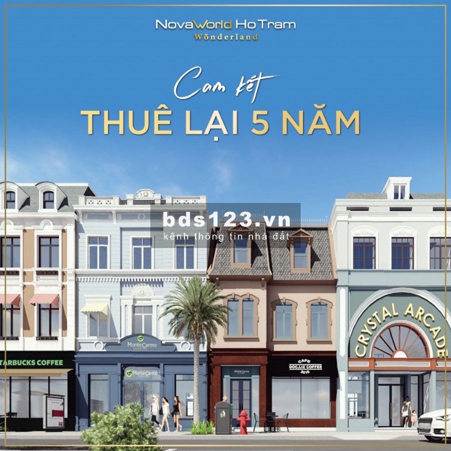 Shophuouse mặt tiền biển hồ tràm dự án Wonder Land Hồ Tràm , có cam kết lợi nhuận . Lh 0912357447