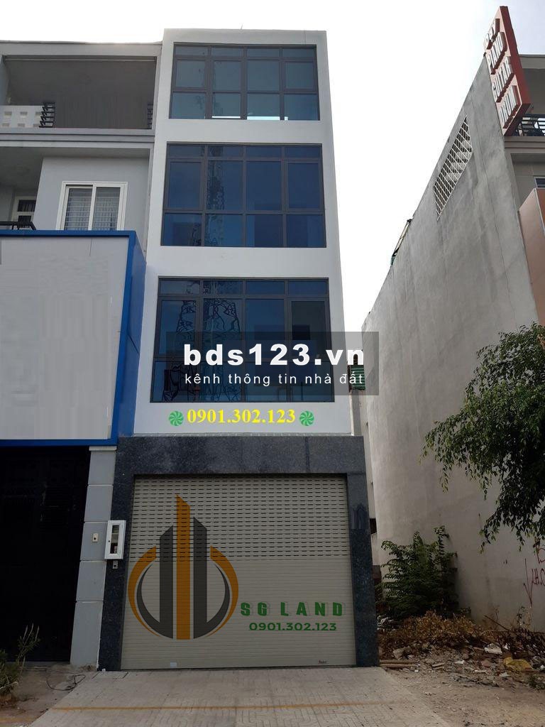 Cho Thuê Nhà VP 350m2 hầm 4 sàn trống suốt trần lựu An Phú Quận 2