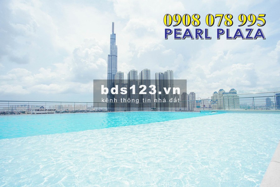 Pearl Plaza_Cho thuê gấp căn hộ 1pn_56m2 Chỉ 16 triệu, đủ nội thất. Hotline Pkd 0908 078 995 Xem Nhà Ngay