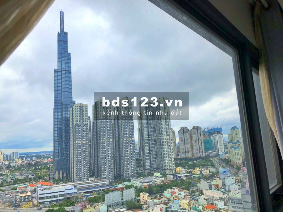 Cho Thuê căn hộ Pearl Plaza Q. Bình Thạnh, 1pn_56m2, Đủ Nội Thất