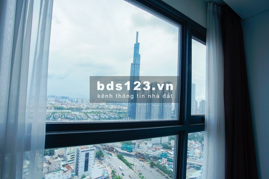 Cho Thuê căn hộ Pearl Plaza Q. Bình Thạnh, 1pn_56m2, Đủ Nội Thất