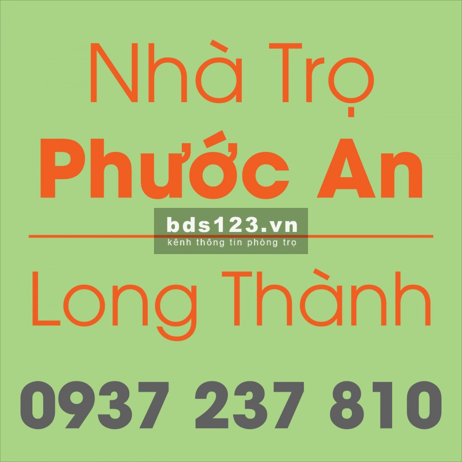 Nhà Trọ Bình Dân Phước An, Free Wifi, Gần KCN Long Đức, KCN An Phước