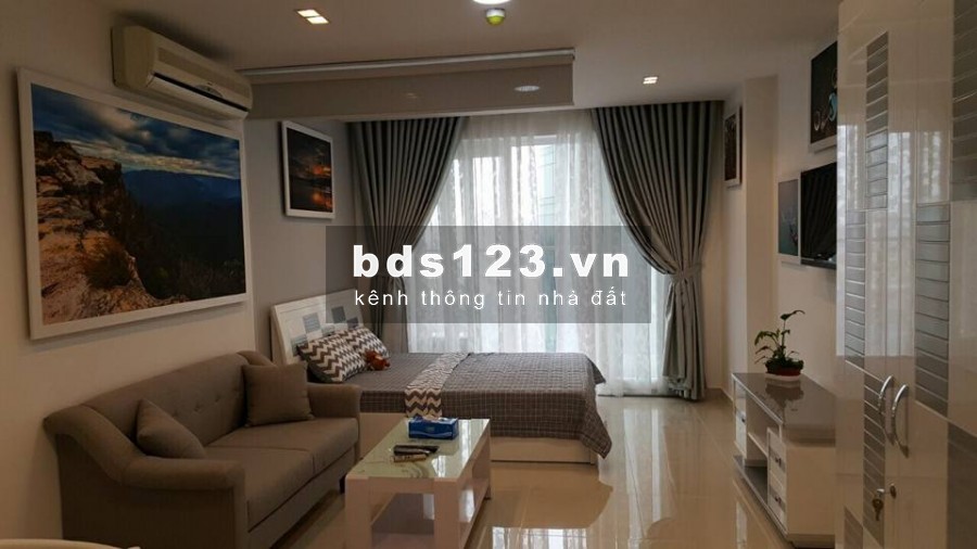 Cho thuê căn hộ studio 36m2 full nội thất chung cư Sky Center Phổ Quang gias chỉ 10triệu/tháng