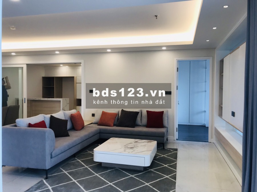 CHO THUÊ CĂN HỘ AQUACENTRAL SỐ 44 YÊN PHỤ DT 120M2 3 NGỦ FULL ĐỒ GIÁ 32TR/THÁNG LH 0969866063