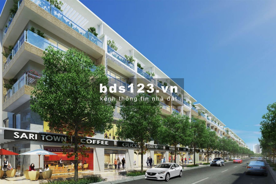 Bán nhà phố Saritown Sala, dãy SH9, 1 hầm, 4 lầu, giá 59 tỷ