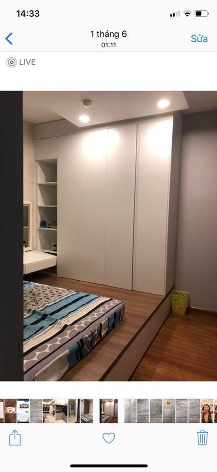 Cho thuê căn hộ 2PN-2WC full nội thất cao cấp chung cư Central Plaza-91 Phạm Văn Hai quận Tân BÌnh giá chỉ 13tr/th