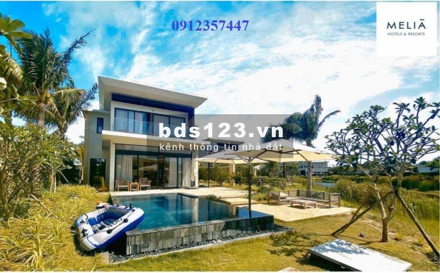 Biệt thự biển 3pn dự án Melia Hồ Tràm full nội thất 5* . lh 0912357447