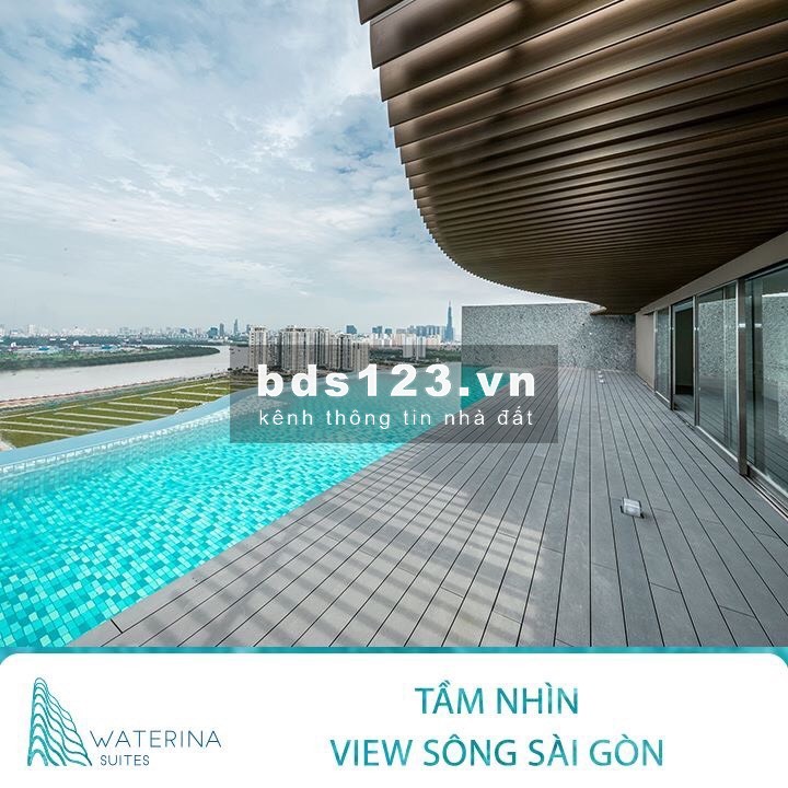 Siêu Phẩm Q2 Penhouse Waterina Suit 332m View toàn bộ sông