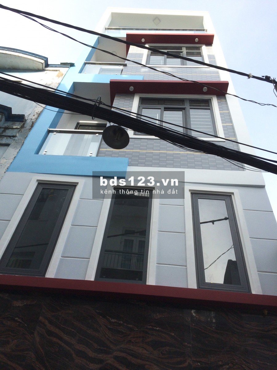 Nhà 1 trệt 3 lầu sân thượng 7PN, 4WC, hẻm xe hơi 186 Bình Thới, Quận 11, Gần Vòng Xoay Lê Đại Hành