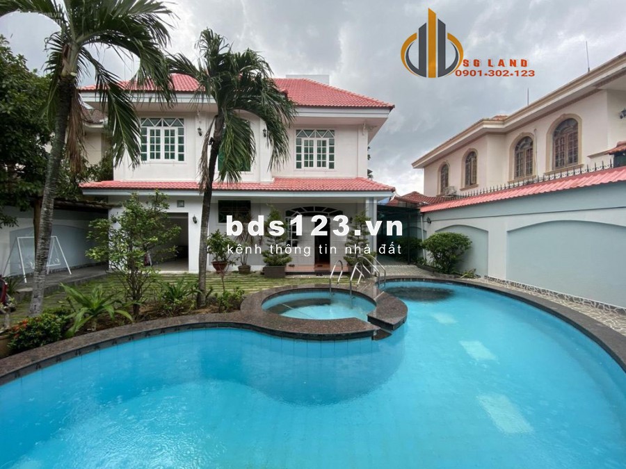 Cho thuê Biệt thự kinh doanh bất chấp 600m2 Quốc hương Thảo điền Quận 2 MS:696