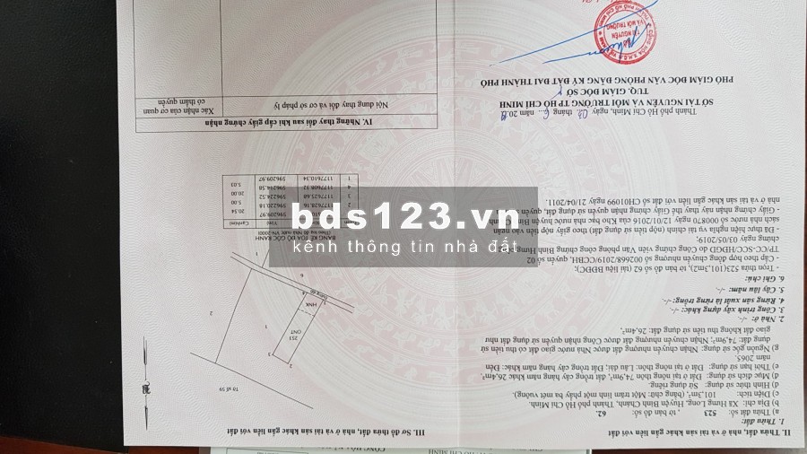 Bán đất đường Đoàn Nguyễn Tuấn, xã Hưng Long, huyện Bình Chánh 5x20 Thổ cư giá 1,6 tỷ