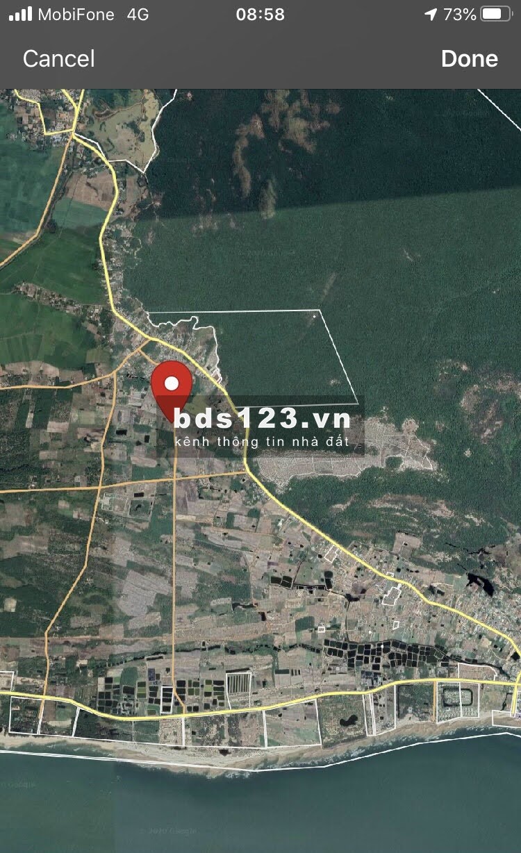 Bán lô đất 12X44 thổ cư 100m2, giá 4,7 triệu/m2 mặt đường nhựa 7m, ở Hồ Tràm Xuyên Mộc LH 0902651012