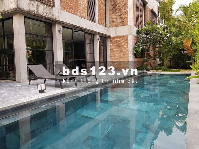 Cho thuê Villa hồ bơi sân vườn 631m2 Nguyễn Văn Hưởng Thảo Điền Quận 2 MS:735