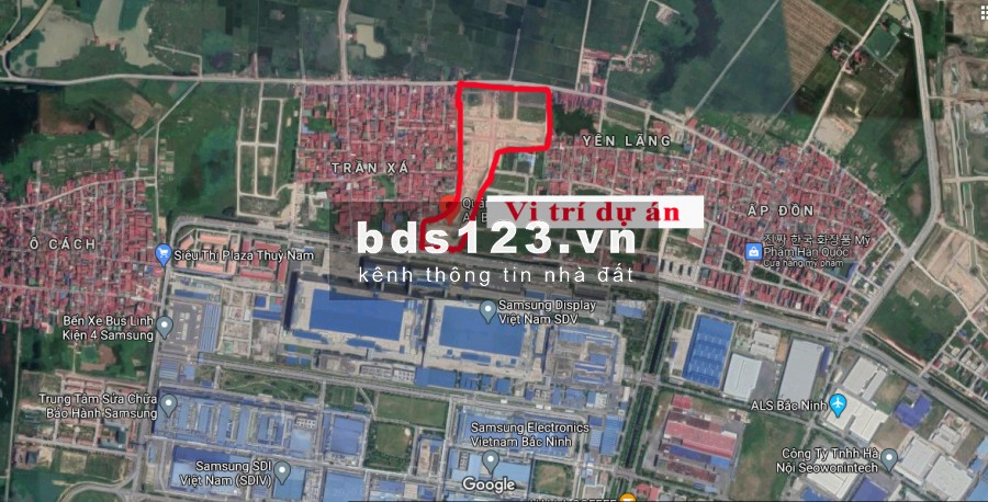 Dự án An Bình - Trần Xá, khu công nghiệp Yên Phong, Bắc Ninh giá tốt tính thanh khoản cao