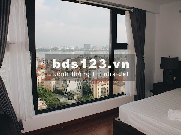 Cho thuê CH tầng 18 chung cư cao cấp D'. Le Roi Soleil, 59 Xuân Diệu, 88m2, 2PN, 2VS, giá 17 tr/th