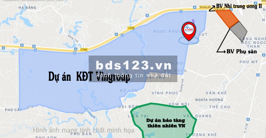 Bán đất mặt đường 6m chạy thẳng ra đường Đại lộ Thăng Long – khu vực sầm uất