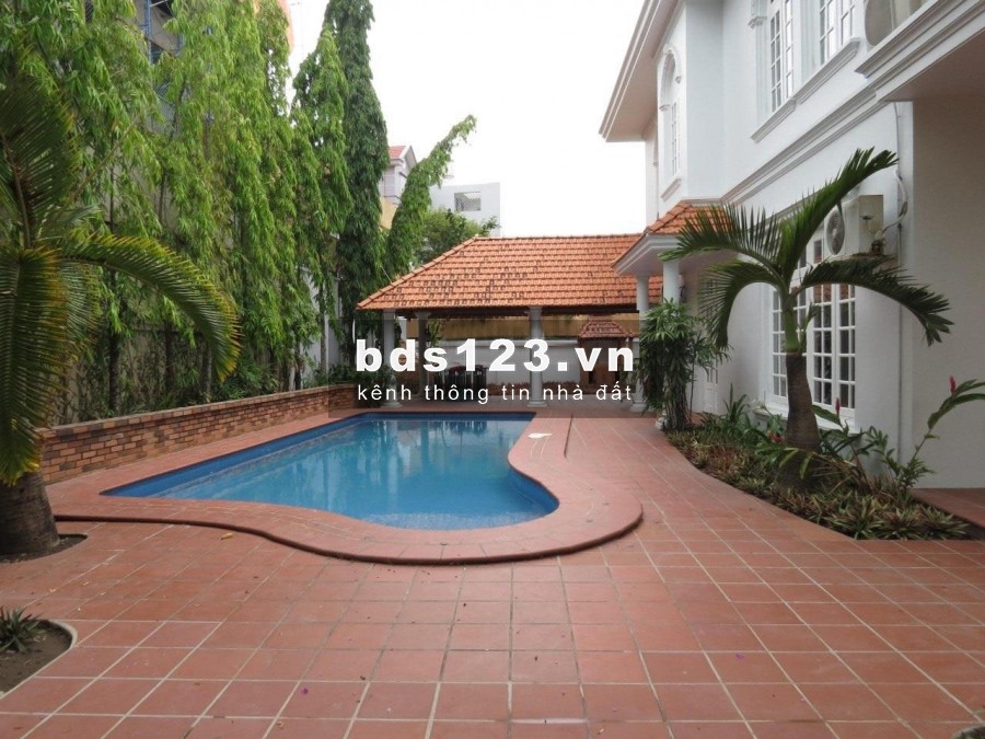 Cho thuê Villa hồ bơi sân vườn Thiết kế hiện đại 700m2 Lê Văn Miến Thảo điền Quận 2