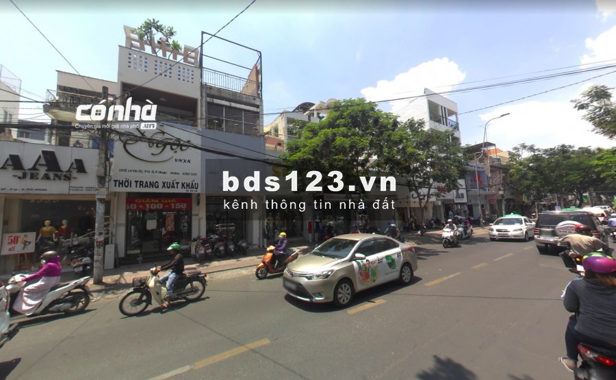 Mặt tiền khu thời trang khu kinh doanh sầm uất đường Lê Văn Sỹ phường 9.5x24m 2 lầu sàn trống suốt
