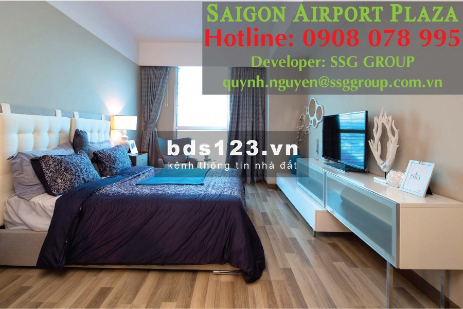 Bán gấp căn hộ chung cư Sài Gòn Airport Plaza - Hotline PKD CĐT SSG 0908 078 995 xem nhà ngay